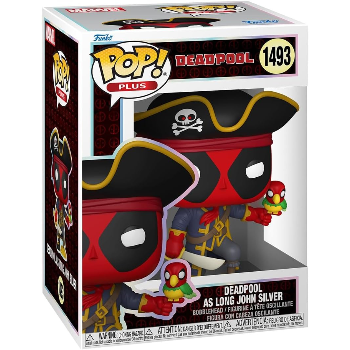 Funko Pop! Plus: Deadpool Literary Classics – Deadpool as Long John Silver Vinyl Figure thumbnail