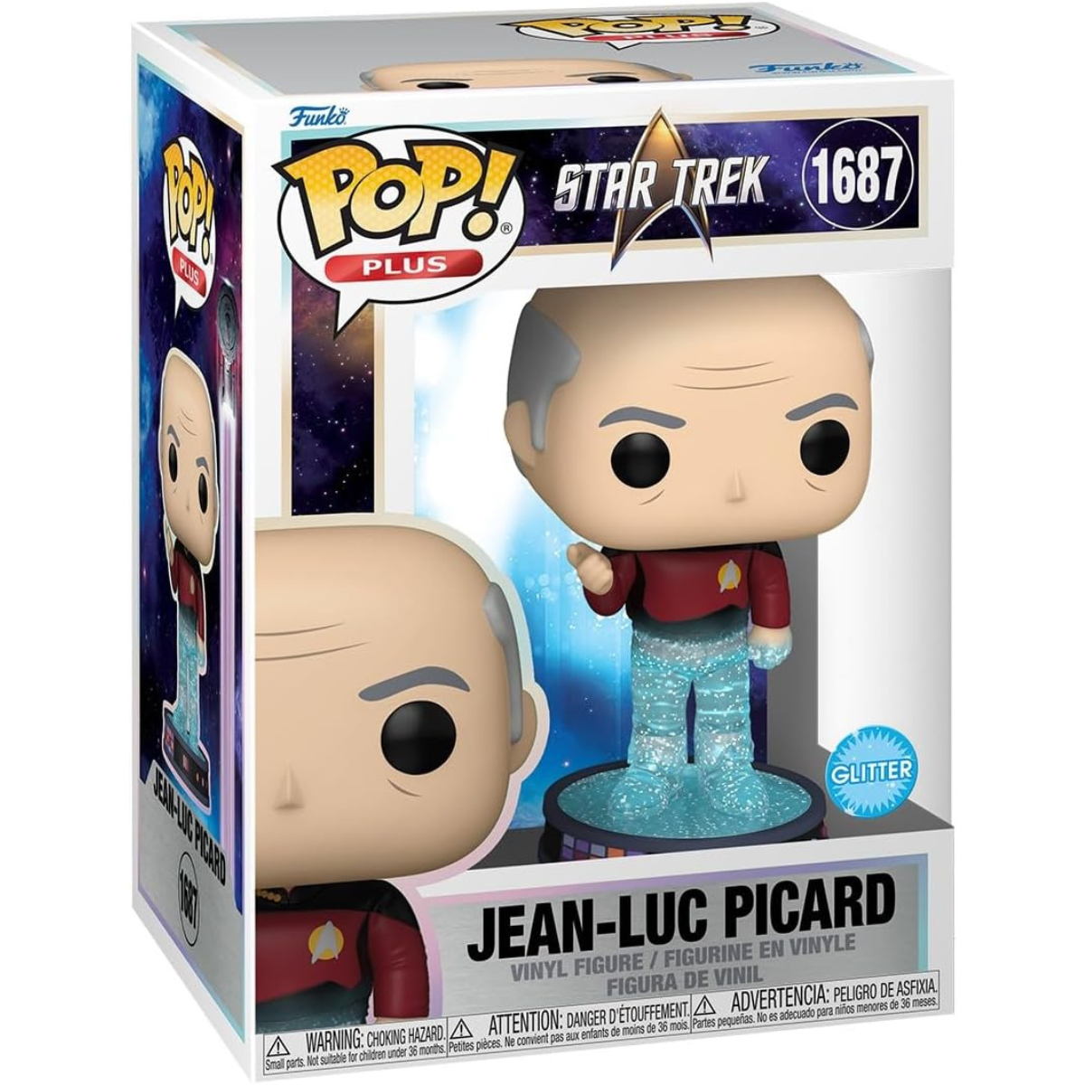 Funko Pop! Plus: Star Trek Transporter – Jean-Luc Picard Vinyl Figure thumbnail