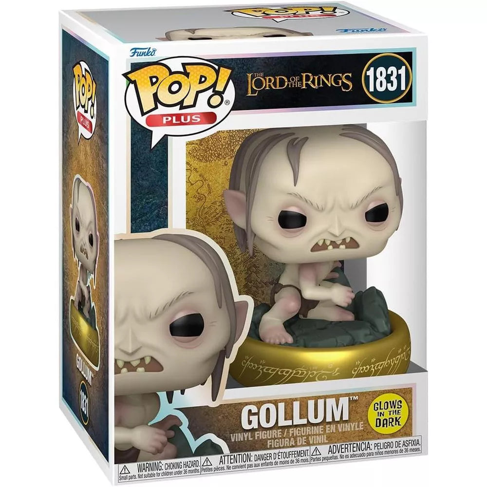 Funko Pop! Plus: The Lord of The Rings - Gollum - Glow in The Dark Vinyl Figure thumbnail