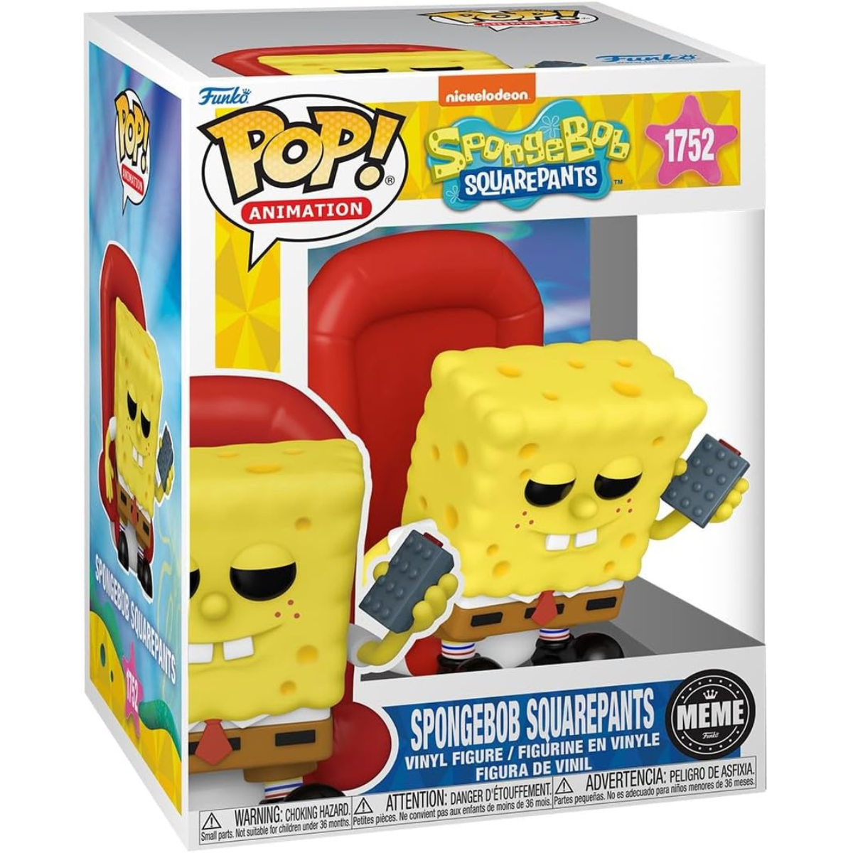 Funko Pop! Premium: SpongeBob SquarePants – Meme Edition – Vinyl Figure thumbnail