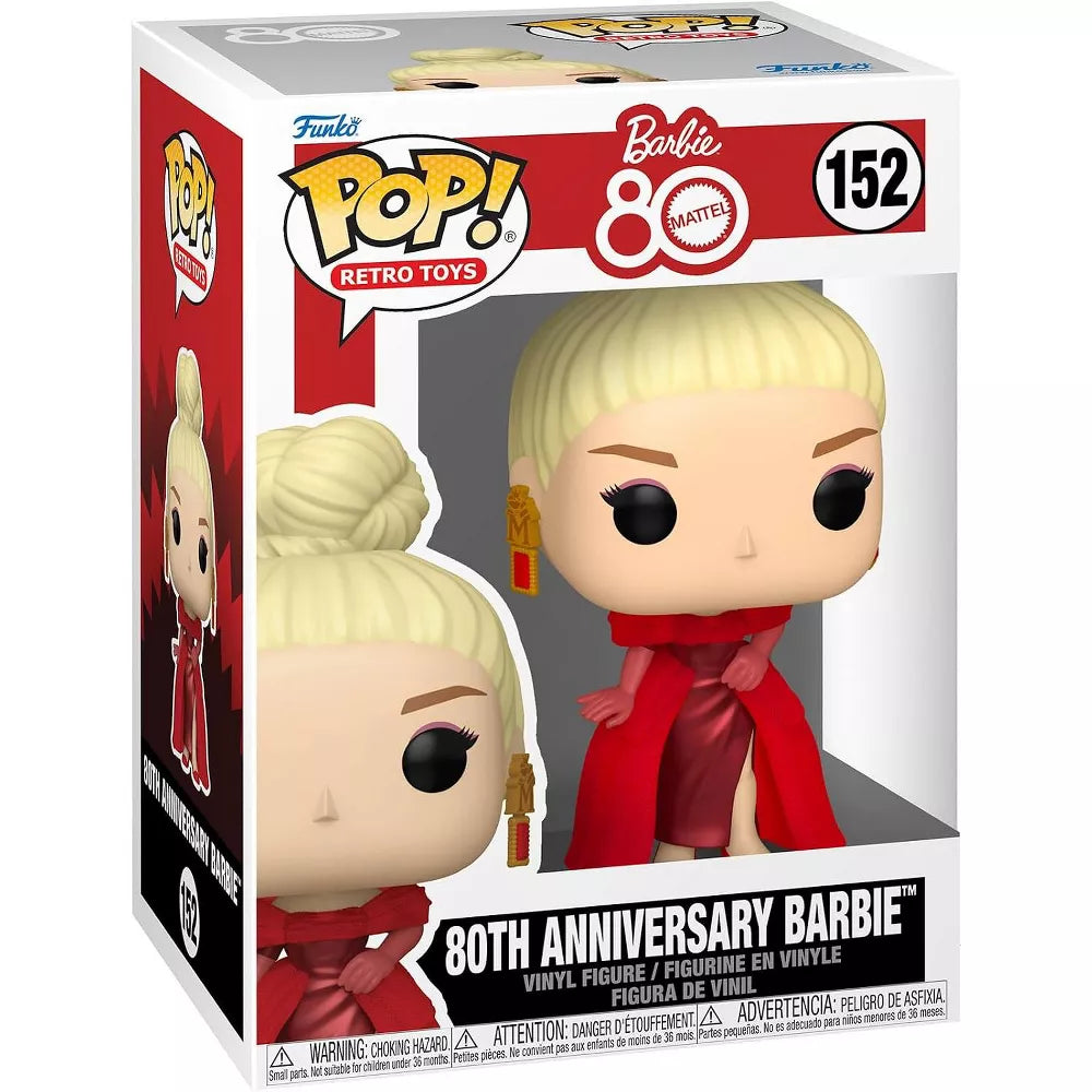 Funko POP! Mattel 80th Anniversary Barbie Vinyl Figure #152 #83812 thumbnail