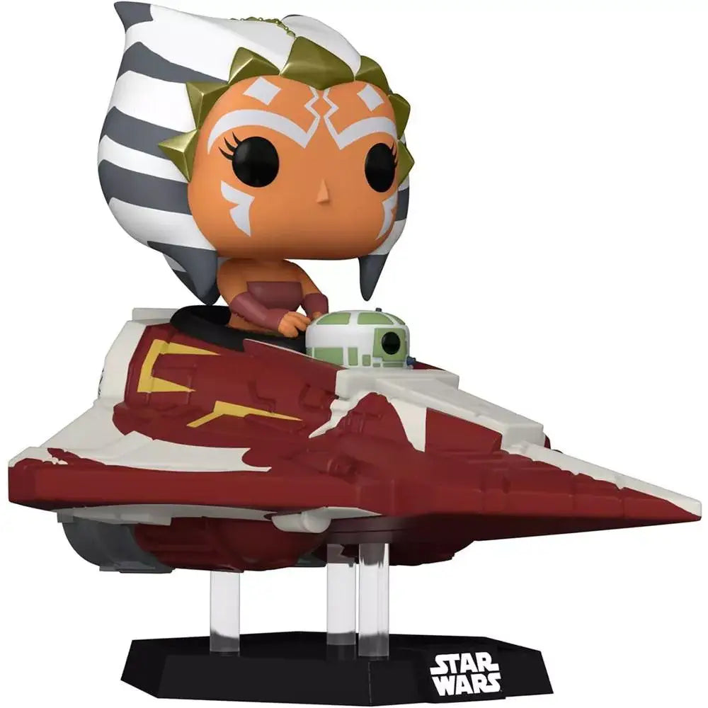 Funko Pop! Ride Super Deluxe: Star Wars - Ahsoka Tano in Delta 7 Jedi Starfighter (Exclusive). This exclusive piece features Ahsoka Tano inside her Delta 7 Jedi Starfighter masterfully rendered with the detail and craftsmanship Funko is known for. F-73706 thumbnail