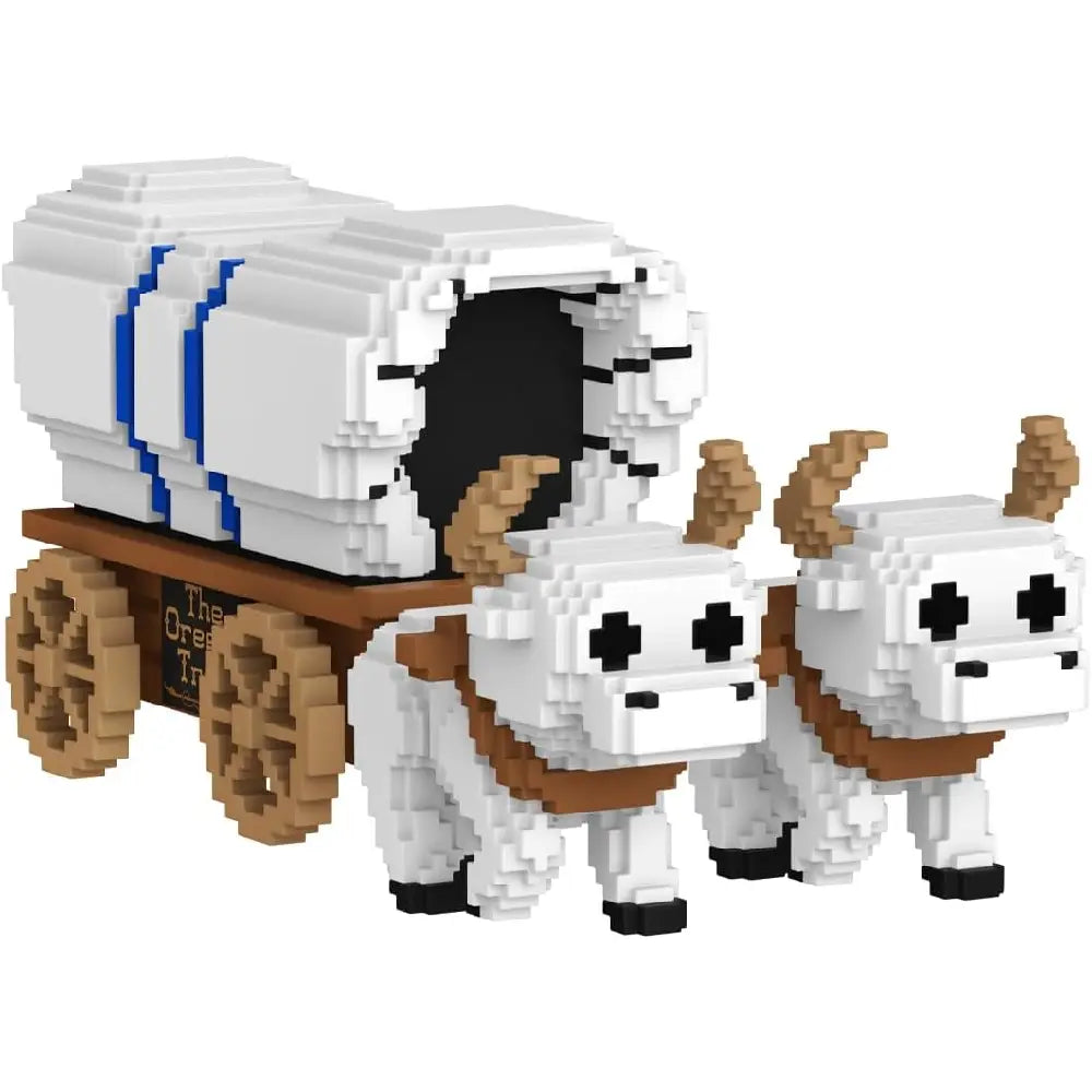 Funko Pop! Rides Super Deluxe: The Oregon Trail - Oxen and Wagon. Enhance your The Oregon Trail collection with this Super Deluxe Pop! Ride, a standout addition to any Pop! Games display. F-80280 thumbnail
