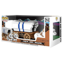 Funko Pop! Rides Super Deluxe: The Oregon Trail - Oxen and Wagon. Enhance your The Oregon Trail collection with this Super Deluxe Pop! Ride, a standout addition to any Pop! Games display. F-80280