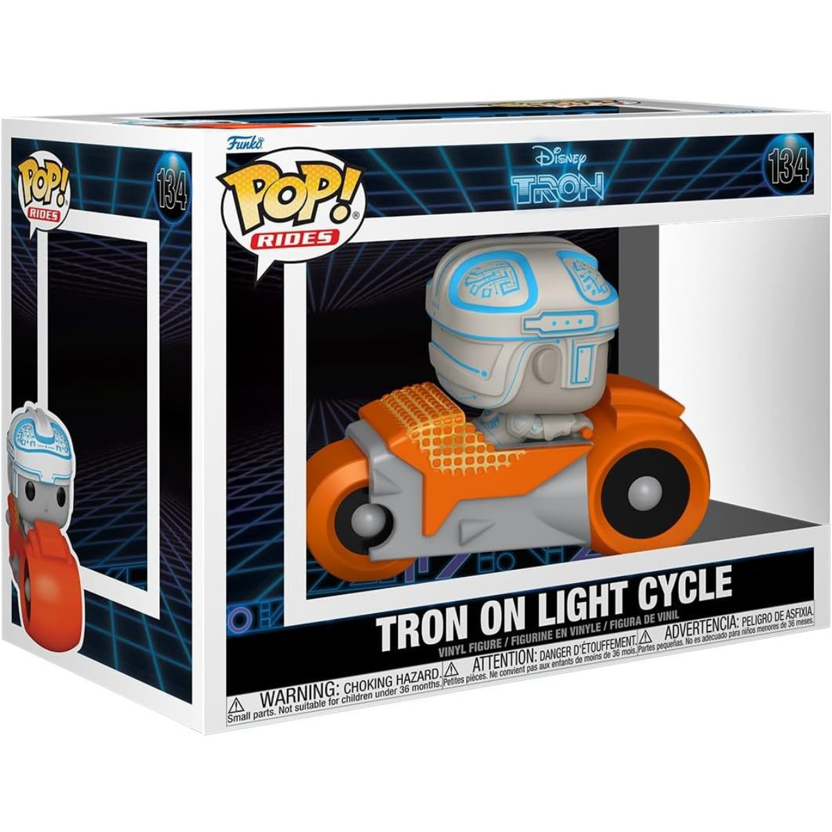 Funko Pop! Rides: Tron – Tron on Light Cycle – Vinyl Figure thumbnail