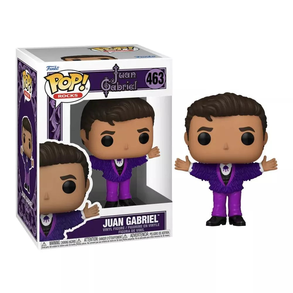 Funko POP! Juan Gabriel Purple Outfit Vinyl Figure #463 #83839 thumbnail