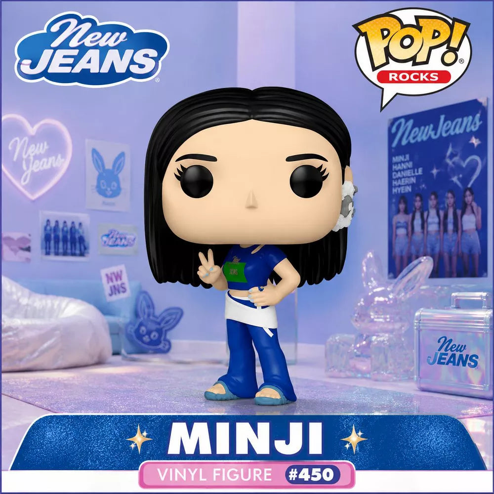 Funko POP! Rocks: NewJeans Minji Vinyl Figure #450 thumbnail