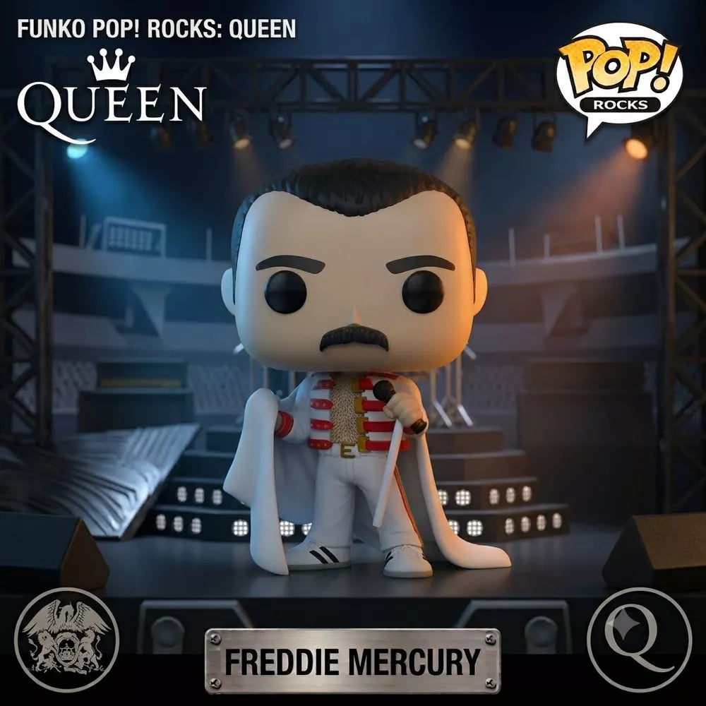Funko POP! Freddie Mercury with Cape Figure #414 #75374 thumbnail