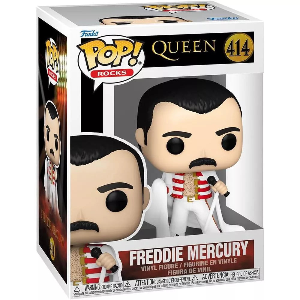 Funko POP! Freddie Mercury with Cape Figure #414 #75374 thumbnail
