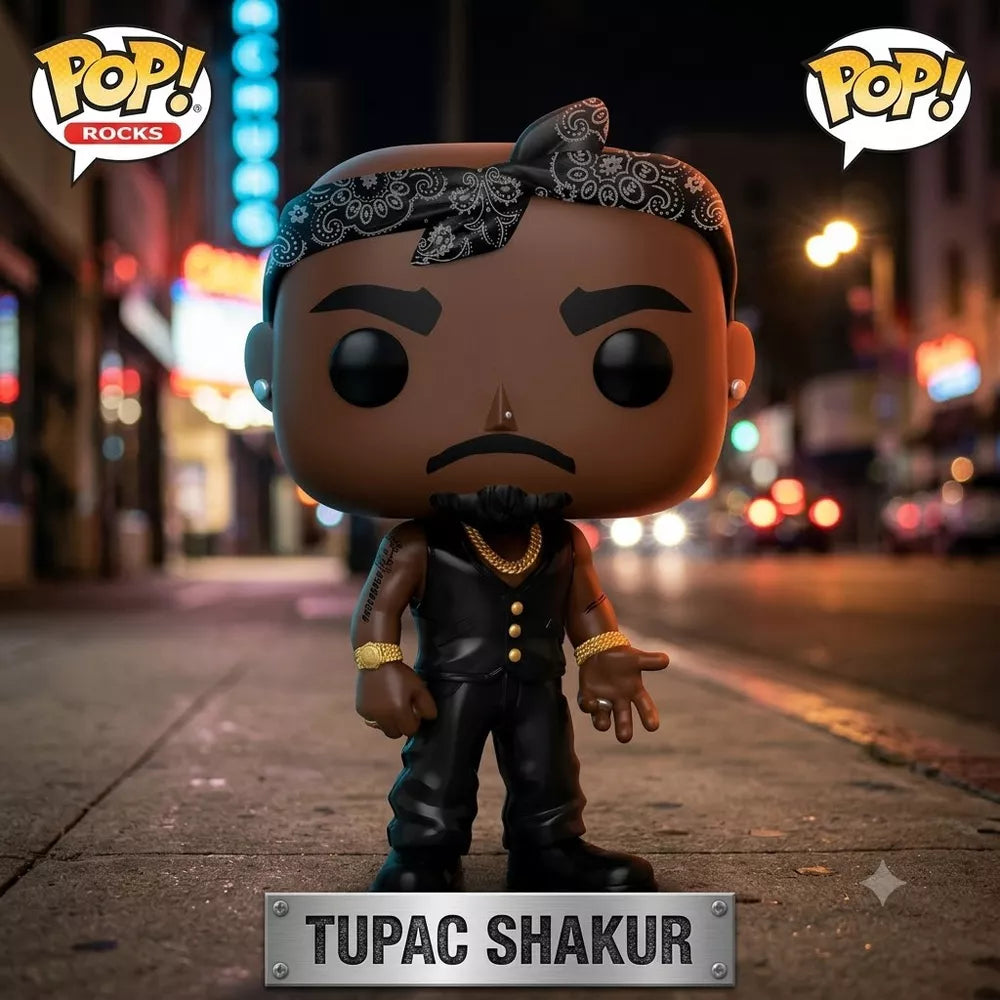 Funko POP! Rocks: Tupac Shakur Vinyl Figure #158 thumbnail
