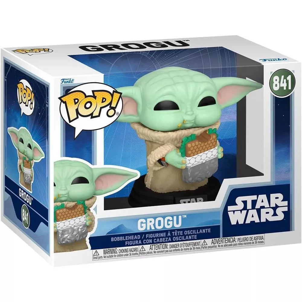 Funko POP! Star Wars Grogu with Sandwich Vinyl Figure #481 #90821 thumbnail