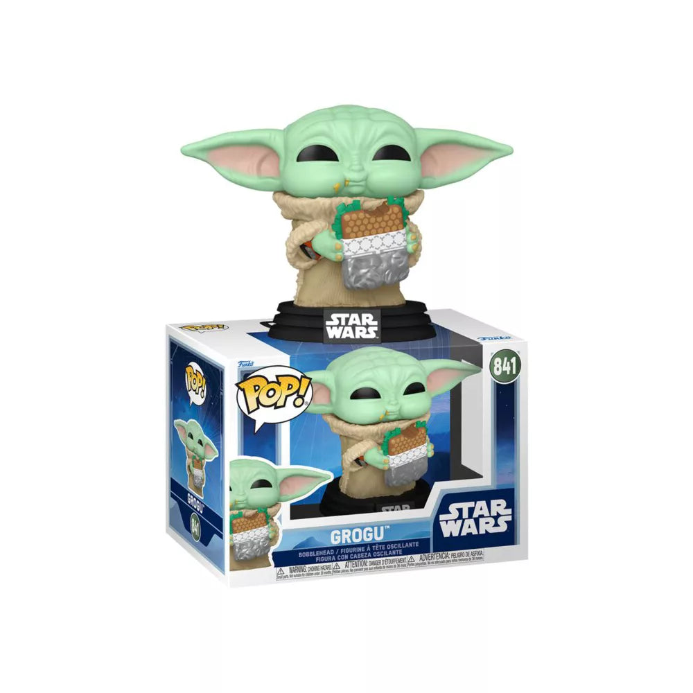 Funko POP! Star Wars Grogu with Sandwich Vinyl Figure #481 #90821 thumbnail