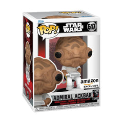 Funko Pop! Star Wars: Return of The Jedi 40th Anniversary - Admiral Ackbar Amazon Exclusive.  Showcase this figure to celebrate Admiral Ackbar’s tactical genius and his crucial role in the Rebel Alliance’s triumph over the Empire. F-71536