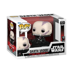 Funko Pop! Star Wars: Return of The Jedi 40th Anniversary Darth Vader. Measuring about 3.75 inches tall, this collectible showcases Darth Vader in his signature black armor, complete with his helmet, control panel, and flowing cape. F-70750