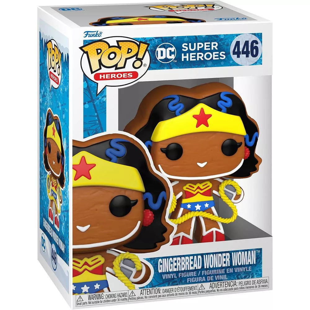 Funko POP! Holiday Wonder Woman Vinyl Figure #446 #64324 thumbnail
