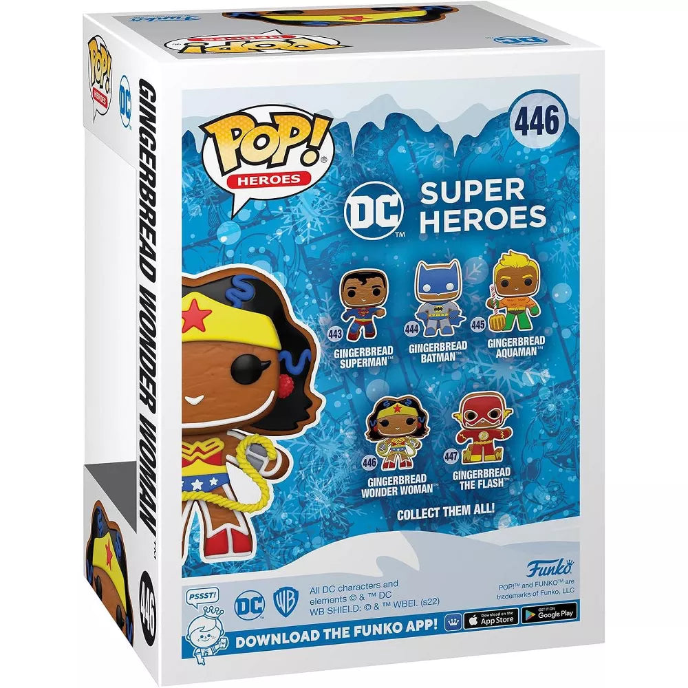 Funko POP! Holiday Wonder Woman Vinyl Figure #446 #64324 thumbnail