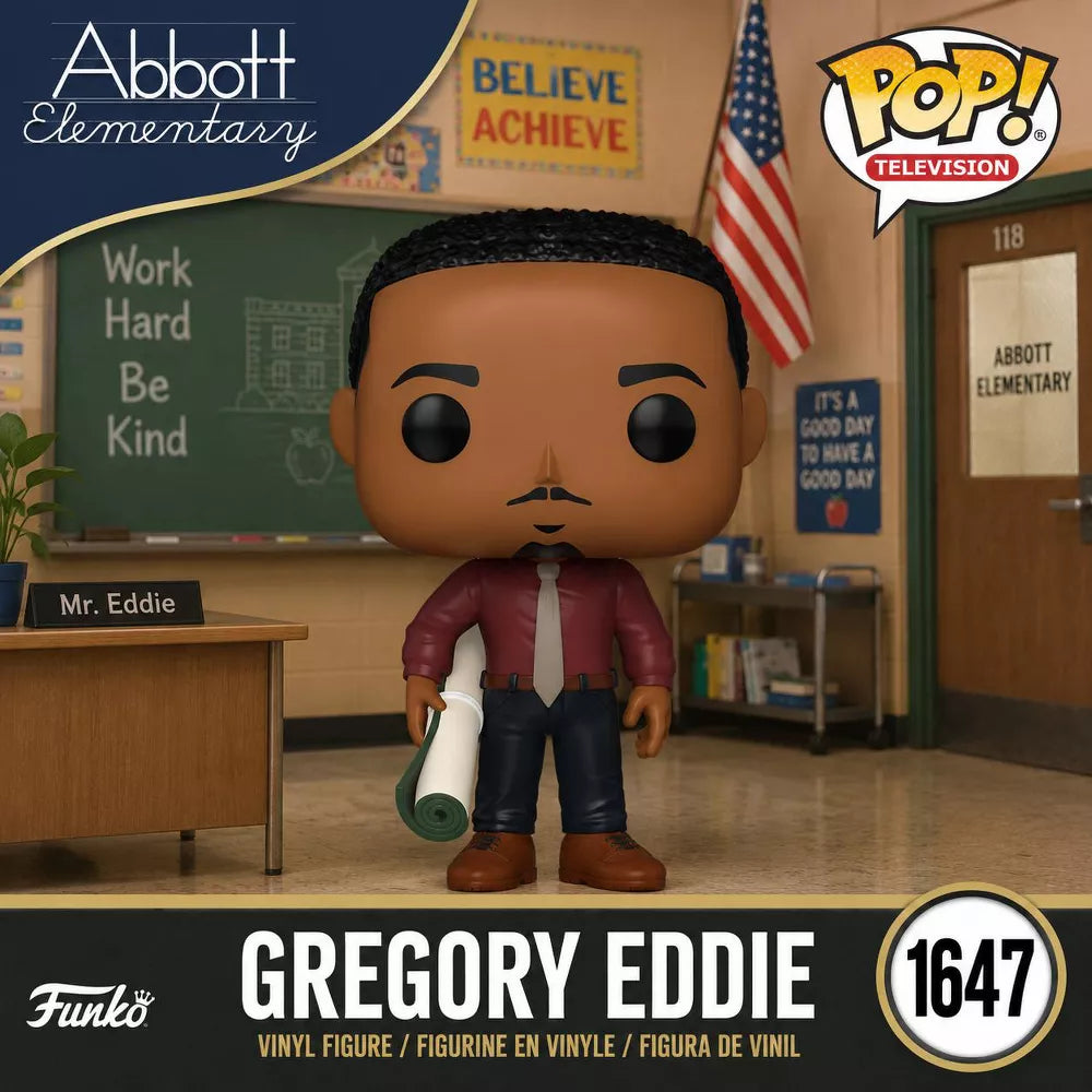 Funko POP! Abbott Elementary Gregory Eddie Figure #1647 #83479 thumbnail