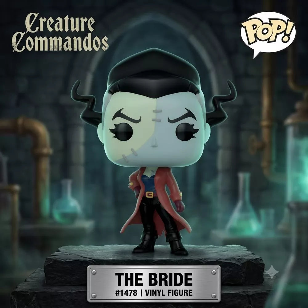 Funko POP! Creature Commandos The Bride Figure #1478 #81030 thumbnail