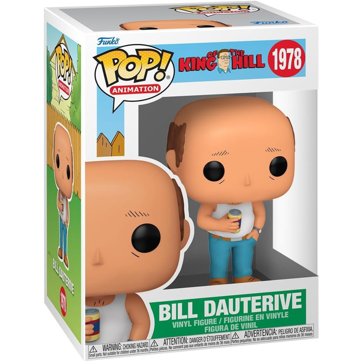 Funko Pop! TV: King of The Hill – Bill Dauterive Vinyl Figure Collectible thumbnail