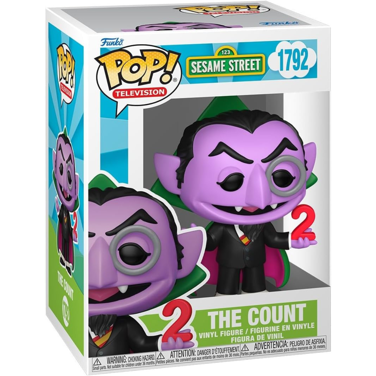 Funko Pop! TV – The Count from Sesame Street – Classic Vinyl Collectible Figure thumbnail
