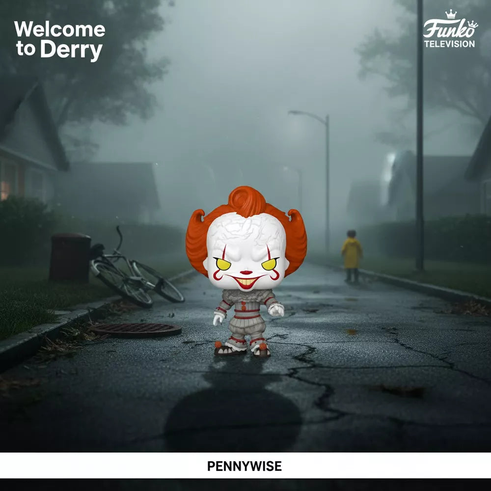 Funko Pop! TV: Welcome to Derry – Pennywise – IT – Vinyl Figure thumbnail