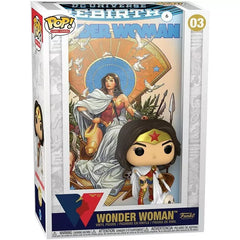 Funko Pop! Vinyl Comic Cover: Wonder Woman Rebirth 80th Anniversary Collectible Figure with Display Case