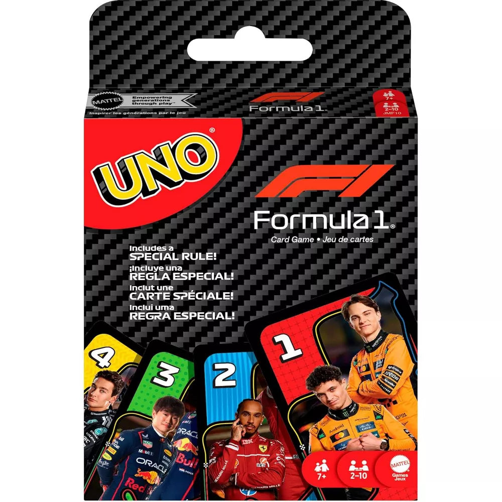 Mattel UNO Formula 1 Card Game thumbnail