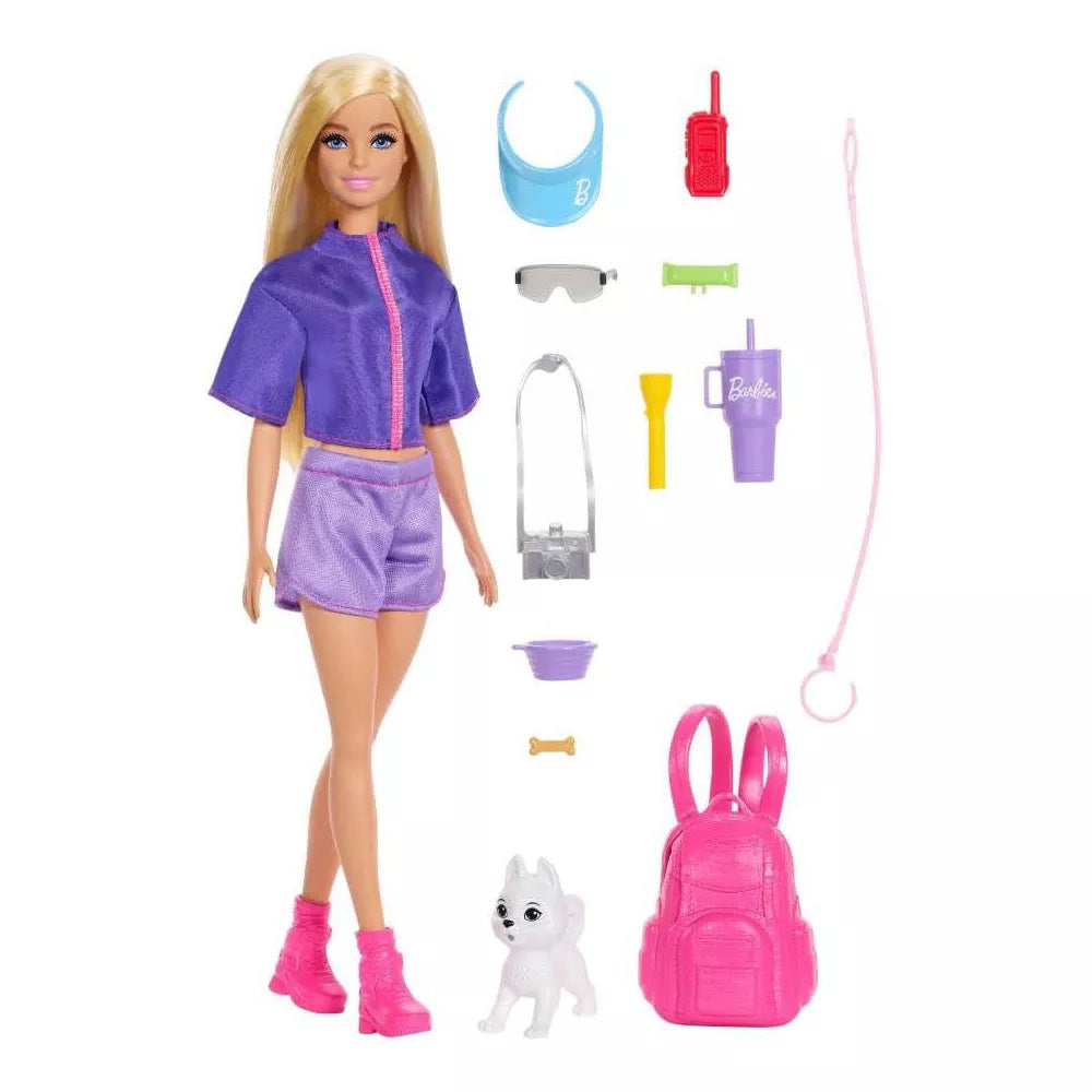 Barbie Malibu Outdoor Adventures Fashion Doll with Accessories thumbnail
