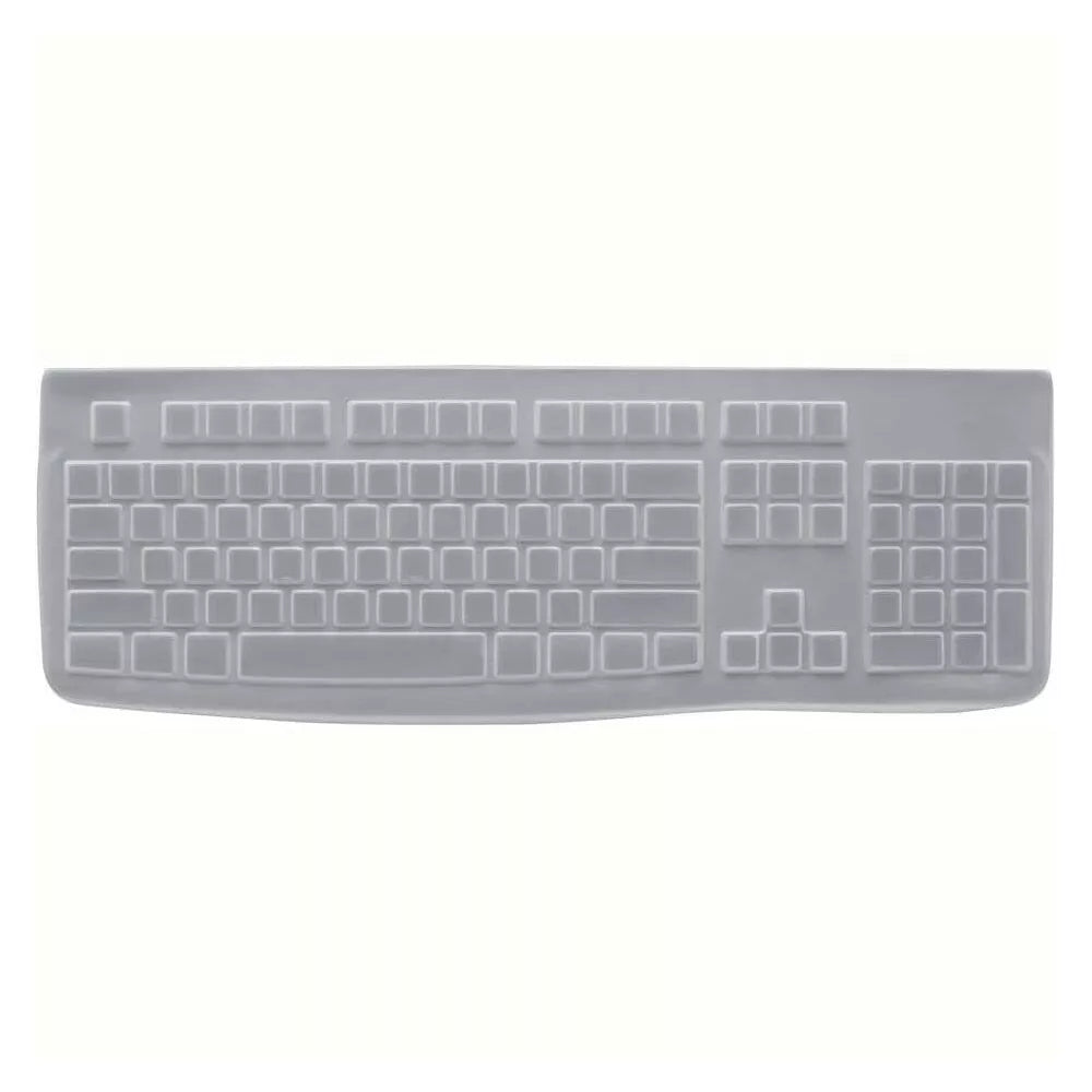 Logitech K120 USB Wired Standard Keyboard 920-010015 For Education With Silicone Cover included thumbnail