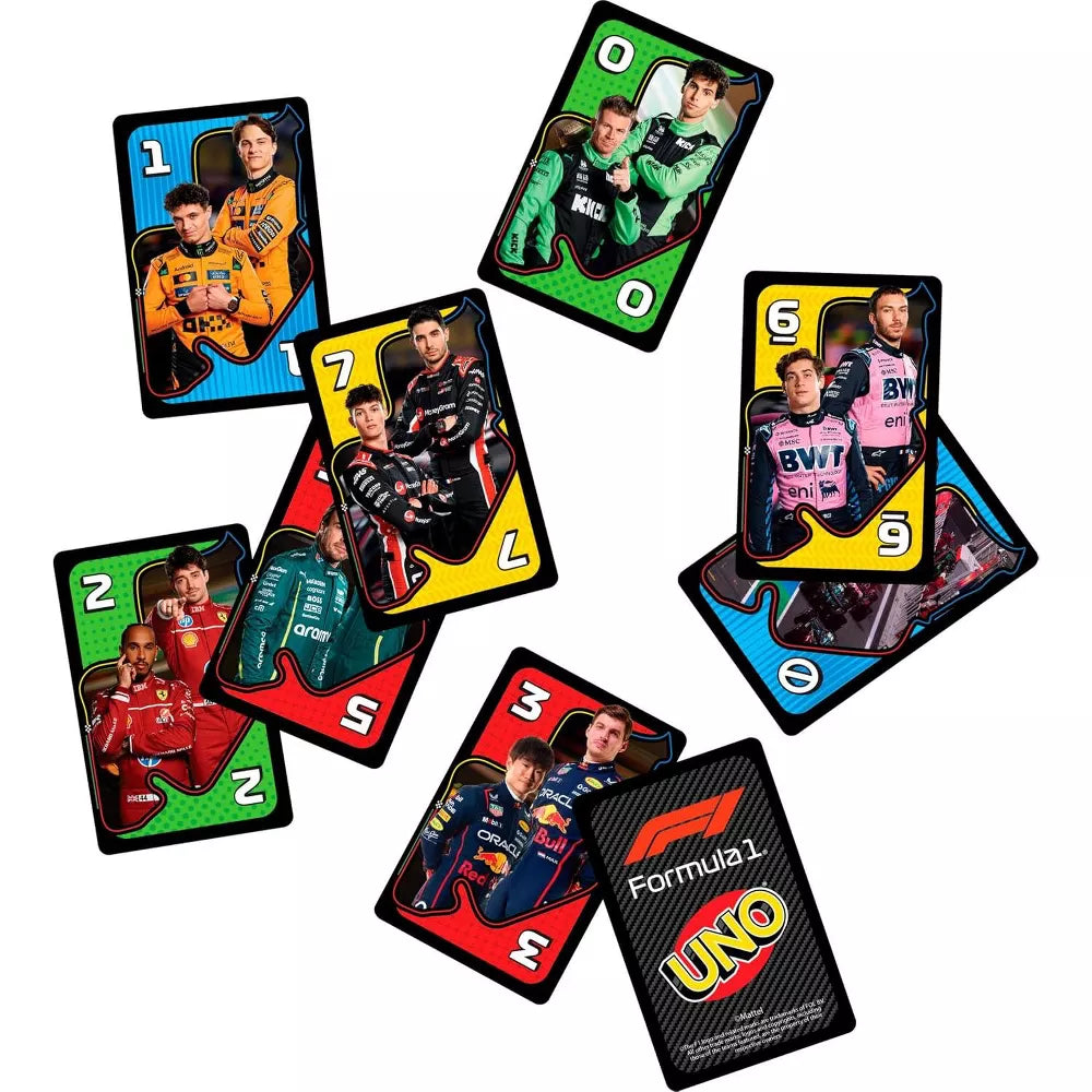 Mattel UNO Formula 1 Card Game thumbnail