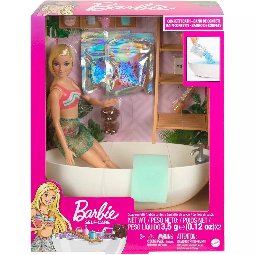 Barbie Doll & Bathtub Playset with Accessories thumbnail