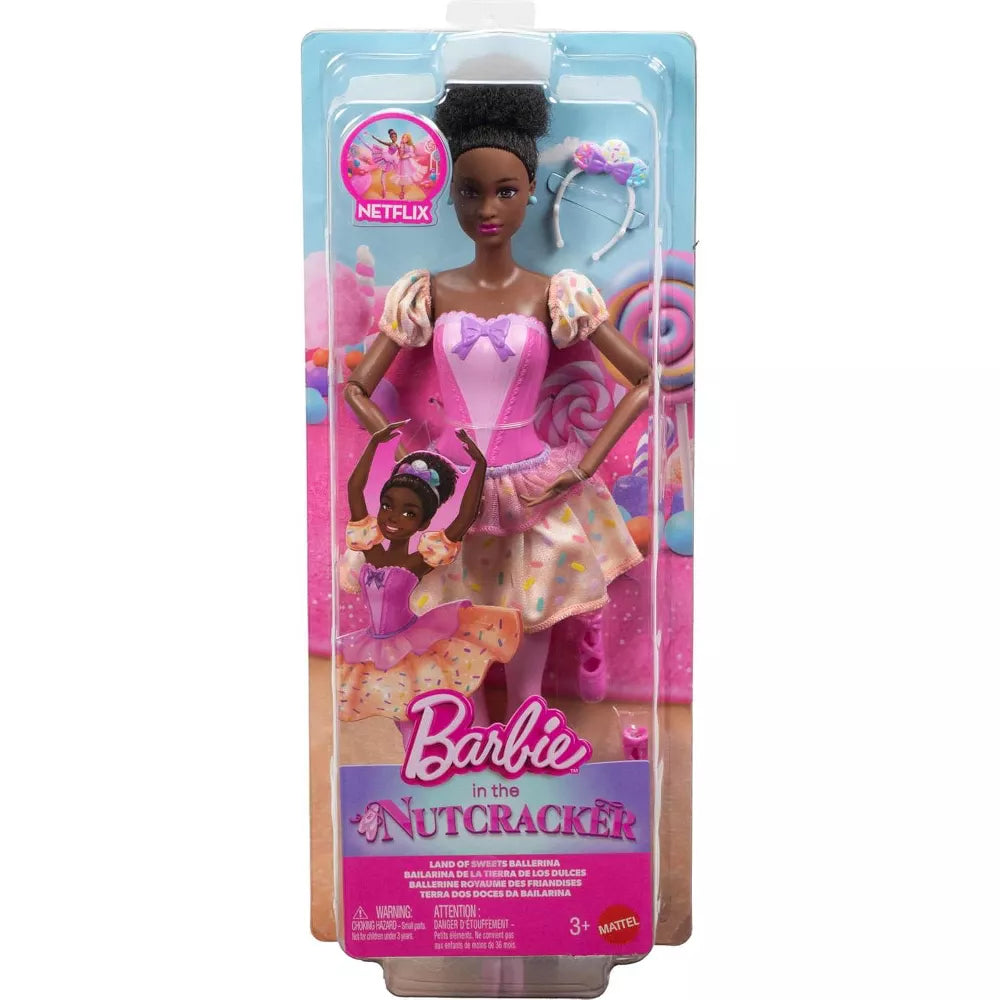 Barbie Nutcracker Land of Sweets Ballerina Doll, Nikki thumbnail