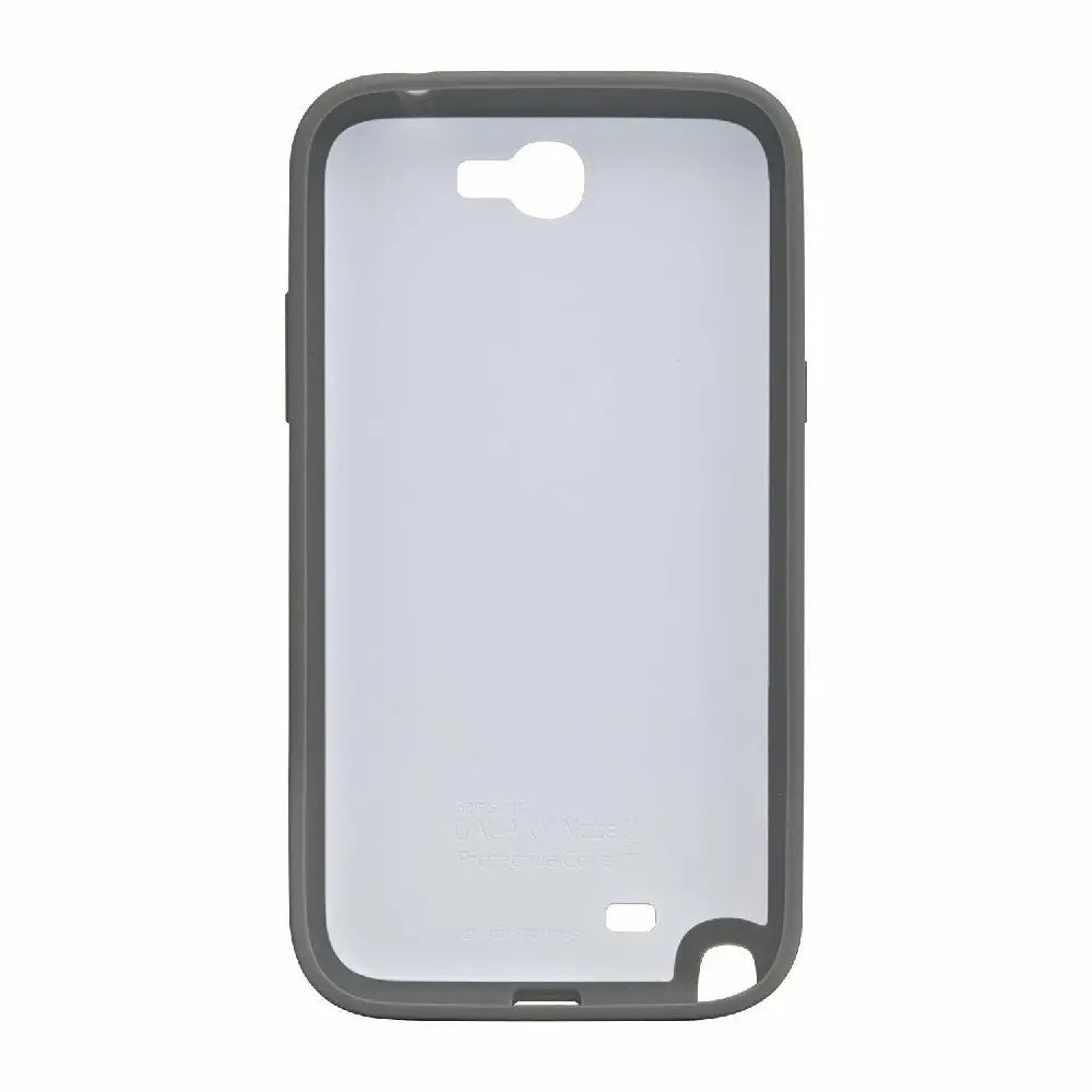 Galaxy Note 2 Protective Bumper Cover Plus Case (White) thumbnail