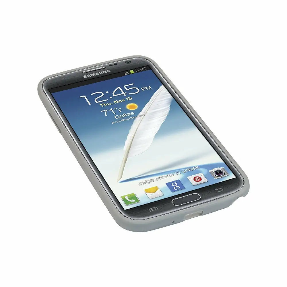 Galaxy Note 2 Protective Bumper Cover Plus Case (White) thumbnail