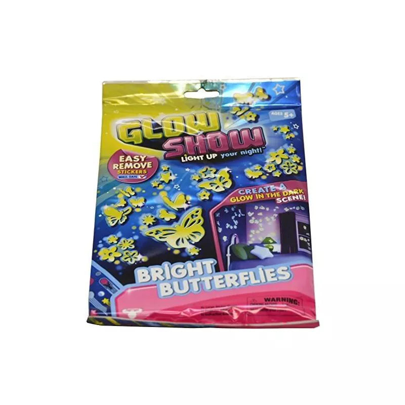 Glow Show S1 Scene Pack – Bright Butterflies Creative Playset for Kids with Multicolored Glow-Inspired Accessories