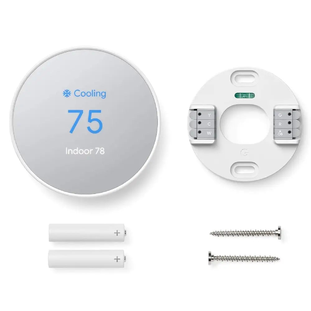 Google Nest Thermostat Trim Kit Snow WHITE thumbnail