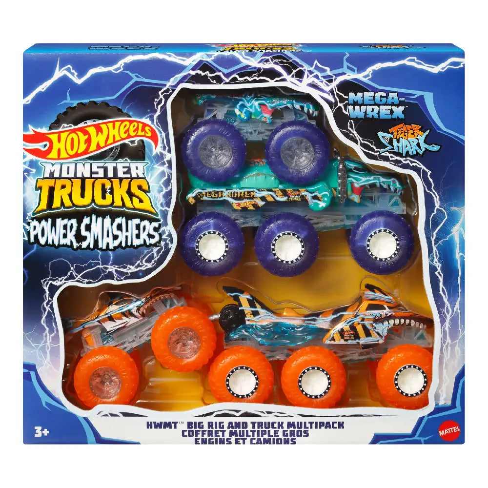 HOT WHEELS MONSTER TRUCKS BIG RIG MULTIPACK HYJ29