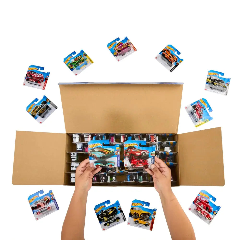 Hot Wheels 50-Car Gift Pack, 1:64 Scale (Styles May Vary) V6697 thumbnail