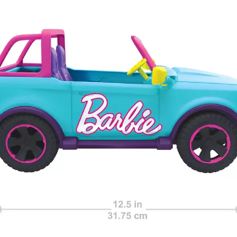 Barbie HOT WHEELS® Battery-Powered RC SUV Vehicle Blue HTP53 thumbnail