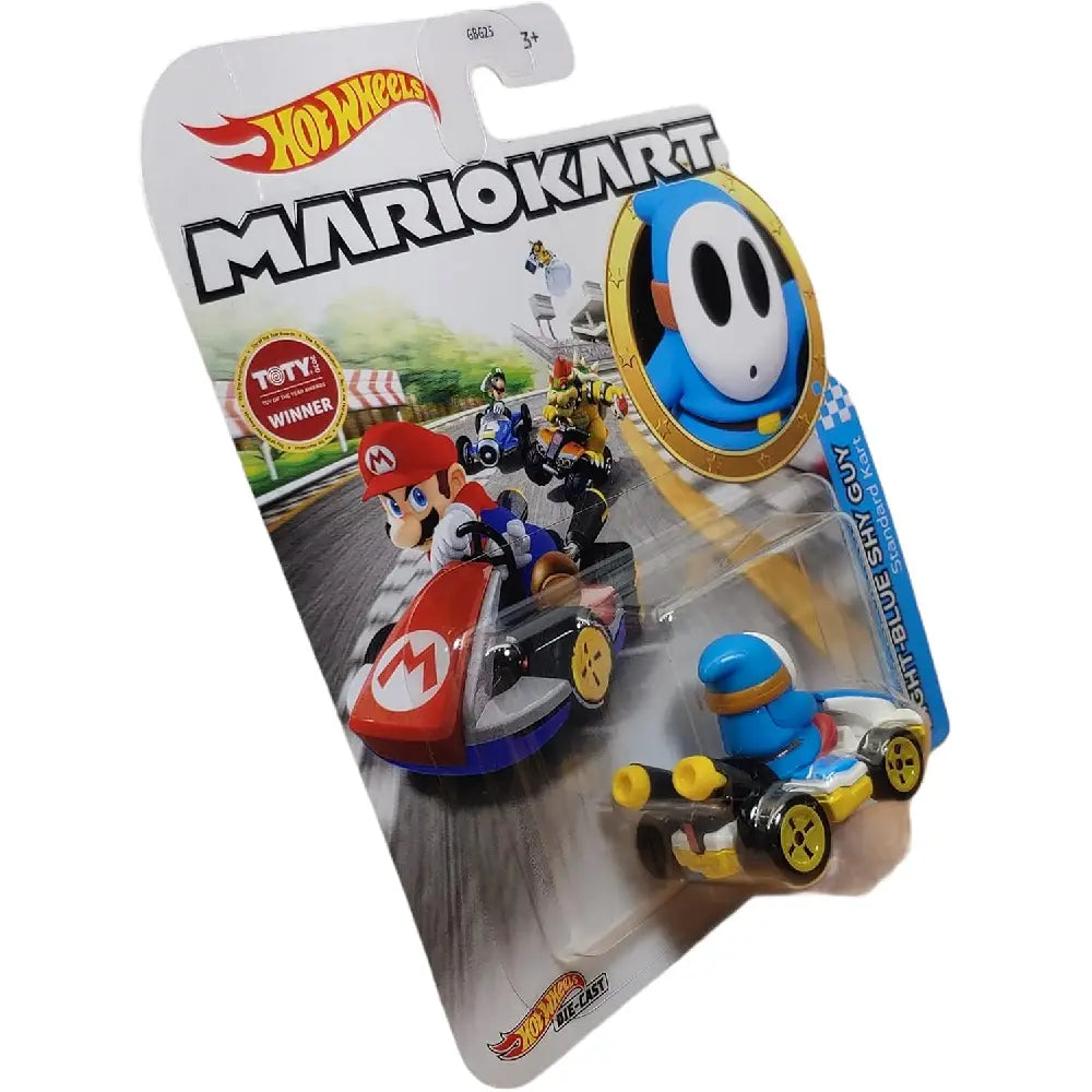 Hot Wheels Mario Kart Light Blue Shy Guy GRN21 thumbnail
