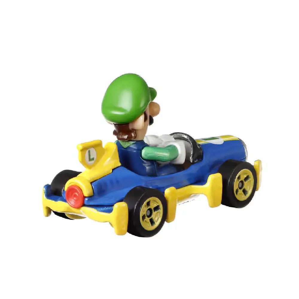 Hot Wheels Mario Kart Luigi Mach 8 GBG27 thumbnail