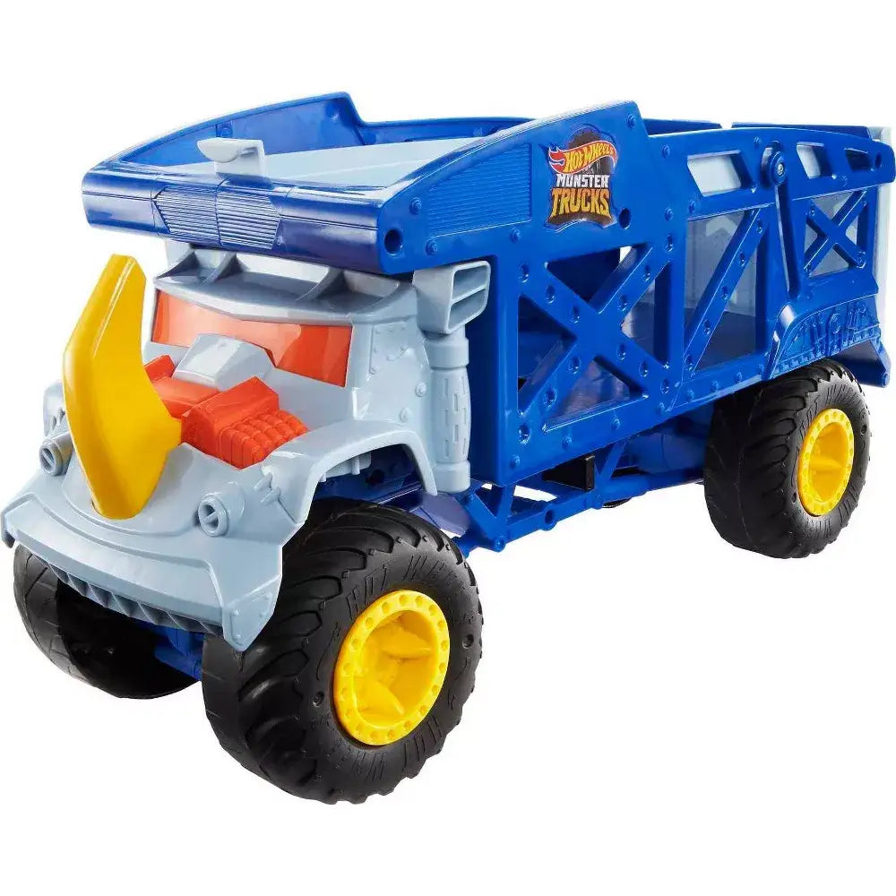 Hot Wheels Monster Trucks Monster Mover Rhino, Toy Car & Truck Hauler, thumbnail