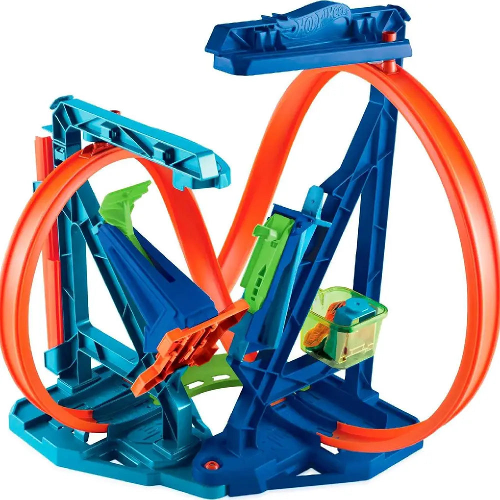 Hot Wheels Toy Car Track Set Infinity Loop Kit HMX40 thumbnail