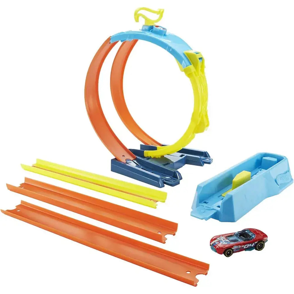 Hot Wheels Toy Car Track Set Track Builder Playset HDX77 thumbnail