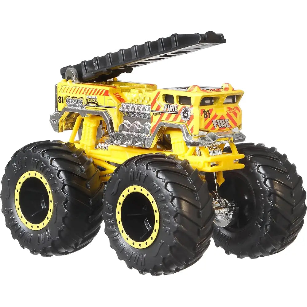 Hot Wheels Toy Monster Trucks Set of 4 Alarm Squad HWP43 thumbnail