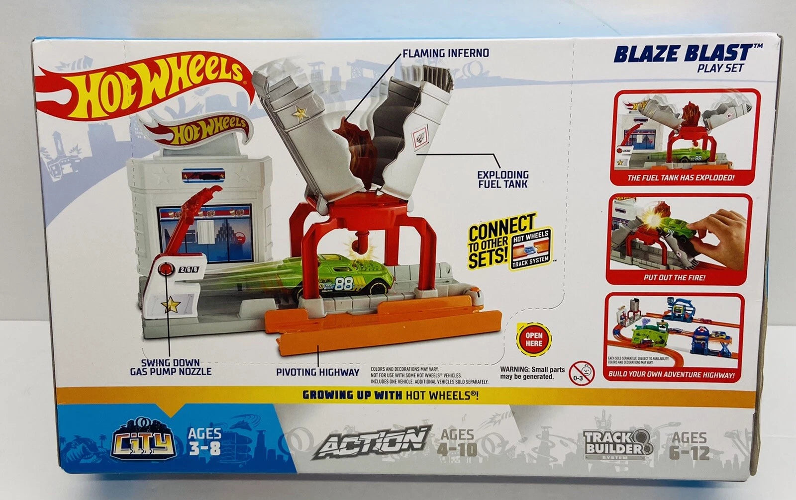 Hot Wheels Blaze Blast Playset with Track, Cars & Launch Accessories for Imaginative Racing Fun thumbnail