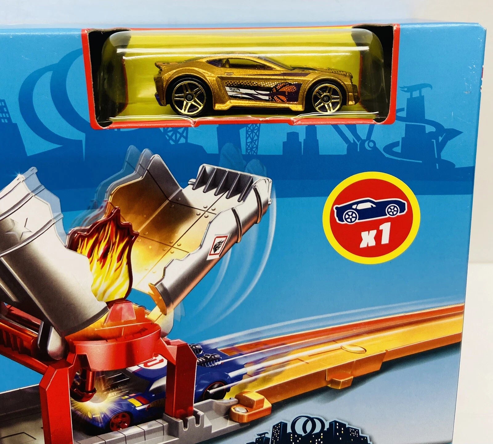 Hot Wheels Blaze Blast Playset with Track, Cars & Launch Accessories for Imaginative Racing Fun thumbnail
