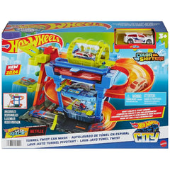 Hot Wheels City ECL Tunnel Twist Car Wash HTN80