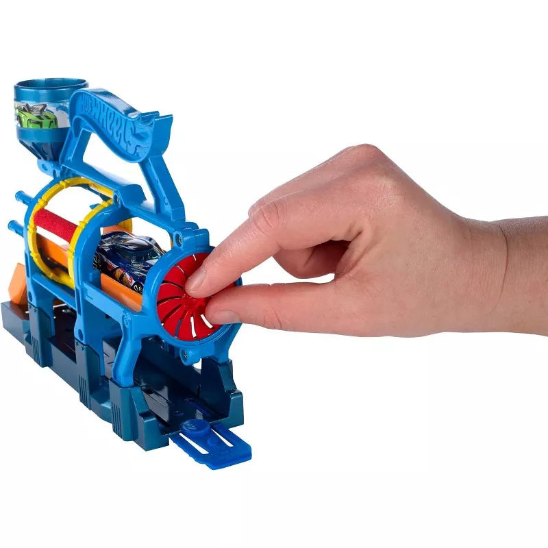 Hot Wheels City Turbo Jet Car Wash Track Builder Playset w Vehicle thumbnail