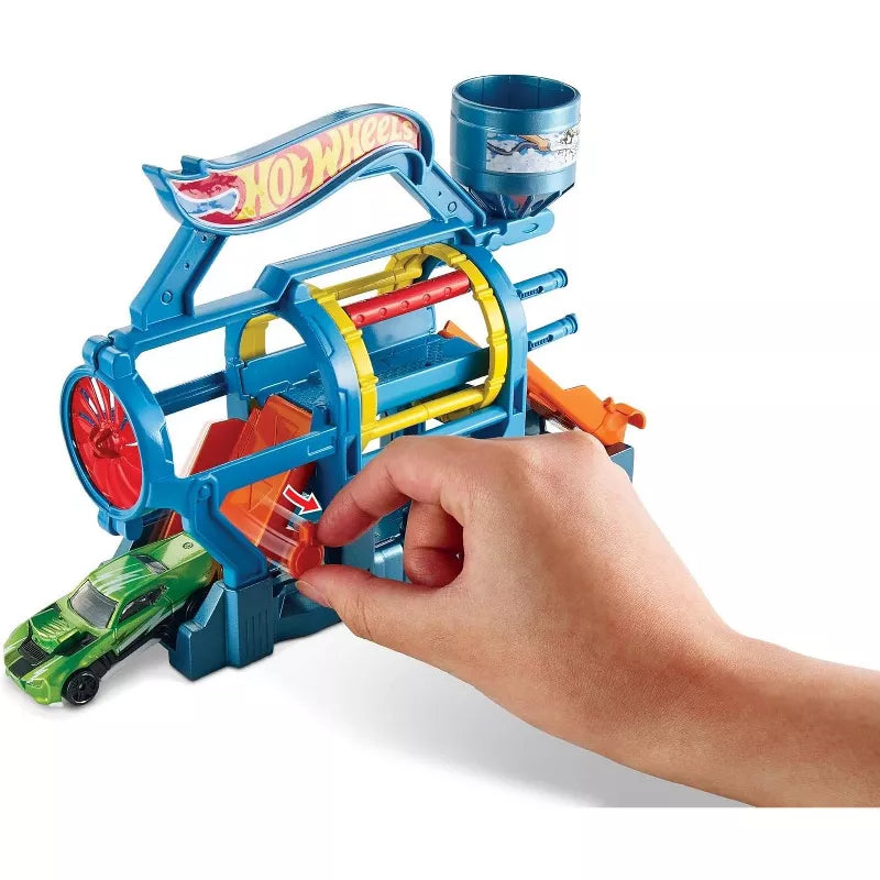 Hot Wheels City Turbo Jet Car Wash Track Builder Playset w Vehicle thumbnail